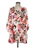 Sugar Lips 100% Polyester Floral Pink White Casual Dress Size SmEstimated - photo 1