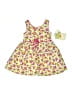 Assorted Brands 100% Cotton Yellow Pink Dress Size 0-3 mo - photo 1