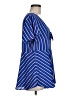 Torrid 100% Polyester Blue Short Sleeve Blouse Size Med Plus (00) - photo 4