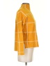 Max Studio Plaid Yellow Turtleneck Sweater Size XS - photo 4