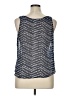 Old Navy 100% Polyester Blue Sleeveless Blouse Size XL - photo 2