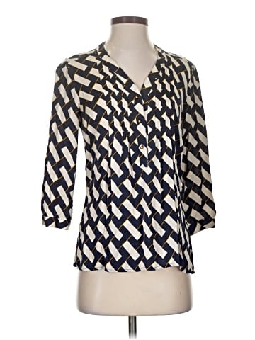 Elizabeth McKay 3/4 Sleeve Silk Top (view 1)