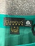 Classiques Solid Teal Formal Skirt Size 6 - photo 4