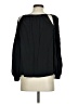 FRAME 100% Silk Black Long Sleeve Silk Top Size S - photo 2