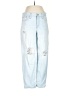 Madewell 100% Cotton Hearts Blue Jeans Size 26 waist - photo 1