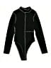 Boohoo Black Bodysuit Size 6 - photo 1