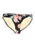 Op Floral Black Swimsuit Bottoms Size 11 - 13 - photo 1