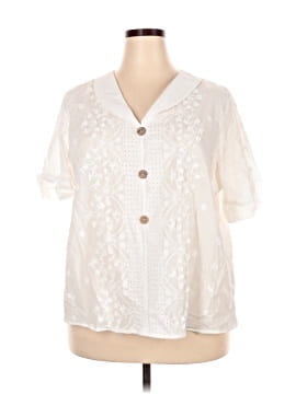 Shein Curve Short Sleeve Blouse