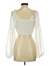 Shein 100% Polyester Ivory 3/4 Sleeve Blouse Size S - photo 2