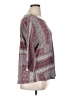 MULTIPLES Burgundy 3/4 Sleeve Blouse Size 0X - photo 4