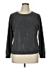 INC International Concepts Metallic Gray Pullover Sweater Size XL - photo 1