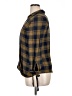 Unbranded Plaid Brown Long Sleeve Blouse Size XL - photo 5