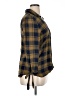Unbranded Plaid Brown Long Sleeve Blouse Size XL - photo 4