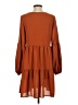 Unbranded Solid Brown Casual Dress Size S - photo 2