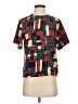 Petite Sophisticate 100% Polyester Color Block Red Short Sleeve Blouse Size P (petite) - photo 1
