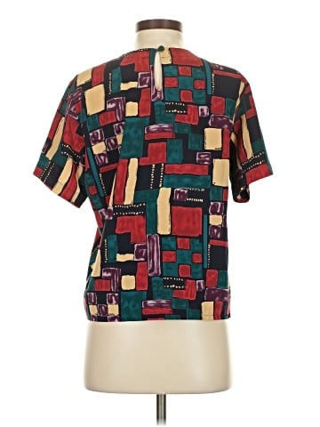 Petite Sophisticate Short Sleeve Blouse (view 2)