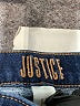 Justice Solid Blue Jeans Size 14 - photo 3