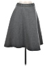 HD in Paris Solid Gray Casual Skirt Size M - photo 1