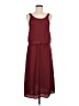 1.State 100% Polyester Solid Burgundy Casual Dress Size M - photo 1