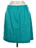 Ann Taylor Solid Teal Wool Skirt Size 6 - photo 2