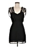 Double in Brass 100% Polyester Black Cocktail Dress Size S - photo 1