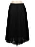 Lands' End 100% Polyester Solid Black Formal Skirt Size 10 - photo 2