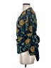 J.Crew 100% Polyester Teal 3/4 Sleeve Blouse Size XS - photo 5