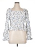 Dizzy Lizzy 100% Cotton Ivory White 3/4 Sleeve Blouse Size XL - photo 1