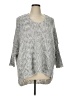 JLo by Jennifer Lopez Gray Silver Pullover Sweater Size XL - photo 1
