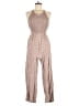 Jessica Simpson 100% Rayon Tweed Brown Jumpsuit Size S - photo 1