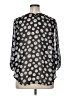 Kohl's 100% Polyester Polka Dots Black 3/4 Sleeve Blouse Size XL - photo 2