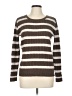 Laura Scott Stripes Brown Pullover Sweater Size L - photo 1