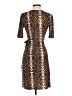 BCBGMAXAZRIA Animal Print Brown Cocktail Dress Size XXS - photo 2
