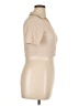 Unbranded 100% Polyester Tan Short Sleeve Top Size XL - photo 4