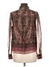 Walter Baker 100% Polyester Paisley Brown Long Sleeve Blouse Size M - photo 2