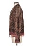Walter Baker 100% Polyester Paisley Brown Long Sleeve Blouse Size M - photo 5