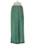 Max Studio 100% Polyester Print Green Casual Pants Size S - photo 1