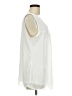 Timeson White Sleeveless Blouse Size M - photo 4