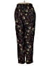 Lulus 100% Polyester Floral Black Casual Pants Size S - photo 2