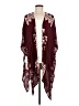 J for Justify 100% Rayon Burgundy Kimono One size - photo 1