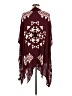J for Justify 100% Rayon Burgundy Kimono One size - photo 2