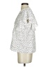 Shein Polka Dots White Short Sleeve Blouse Size 4 - photo 5
