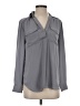 Ann Taylor Gray Long Sleeve Blouse Size XS - photo 1