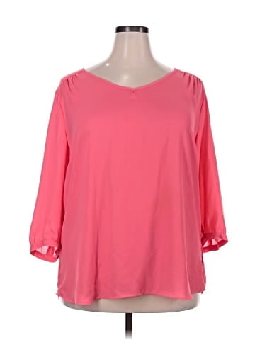 By & By 3/4 Sleeve Blouse (view 1)