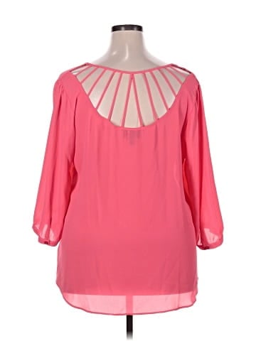 By & By 3/4 Sleeve Blouse (view 2)