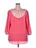 By & By 100% Polyester Pink 3/4 Sleeve Blouse Size 2X - photo 2