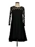 Nina Leonard Hearts Black Casual Dress Size S - photo 1