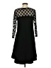 Nina Leonard Hearts Black Casual Dress Size S - photo 2