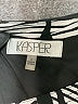 Kasper Graphic Gray Cocktail Dress Size 4 - photo 7
