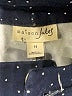 Maison Jules Polka Dots Blue Casual Pants Size 14 - photo 4